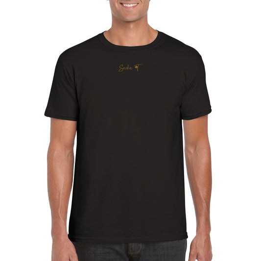 Black 'Sacha T' T-shirt